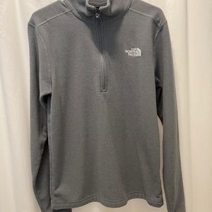 North face 1/4 zip fleece sweatshirt